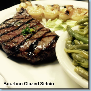 Bourbon Glazed Sirloin