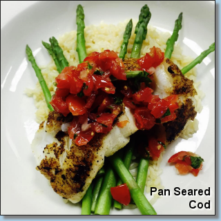 Pan Seared Cod